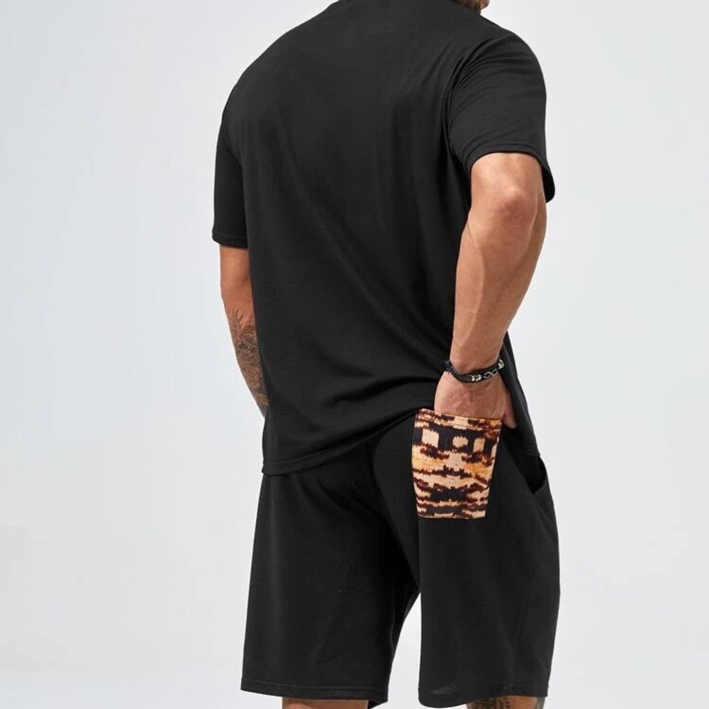 Tie Dye Pocket Short Set - Picture 2 of 3